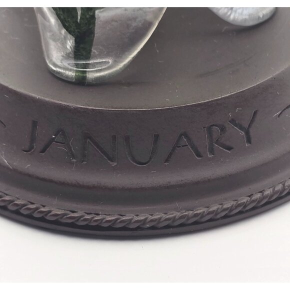 Hallmark January Birth Month Angel Figurine Flower Skirt 11 in. Tall - Picture 6 of 10